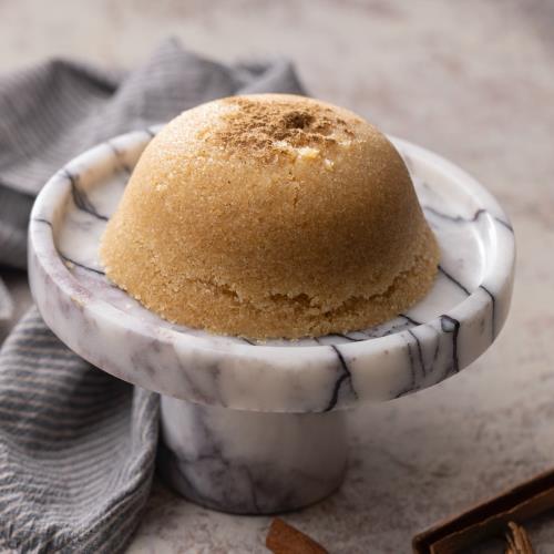 Semolina Halva with Ice Cream
