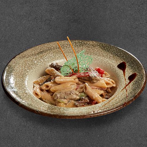 Steak penne