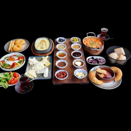 Turkish breakfast spread