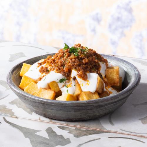 Minced meat-Yogurt French fries