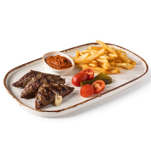 Köfte with kaşar cheese
