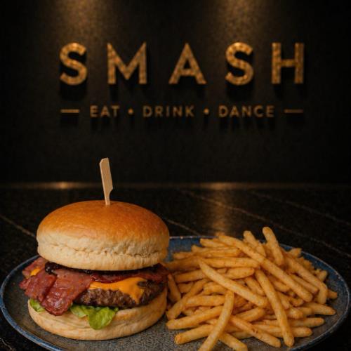 Smash Beef Bacon Burger