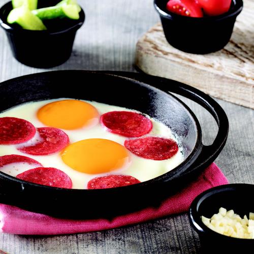 Eggs with Sucuk in Butter