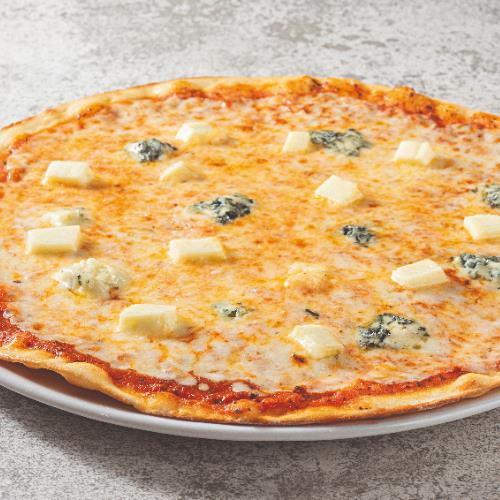 Four-cheese pizza