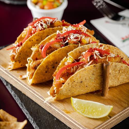CAJUN CHICKEN TACOS