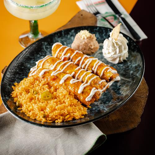 ENCHILADAS CHILANGAS (Chicken)