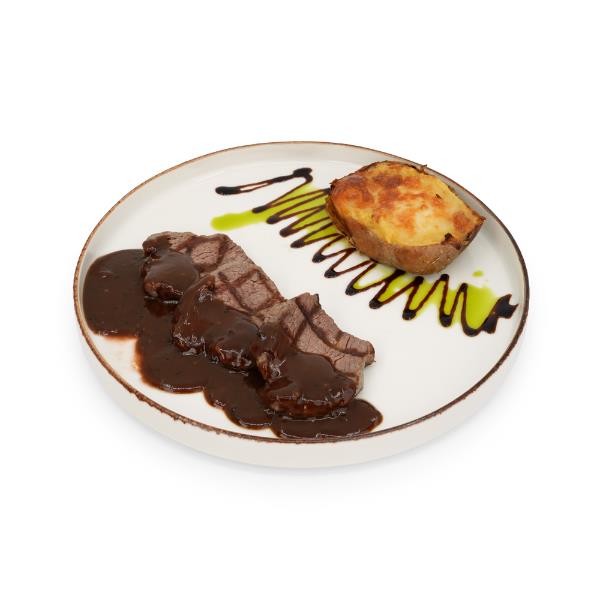 Beef Tenderloin with Pepper Steak Sauce