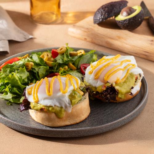 Avocado poached egg