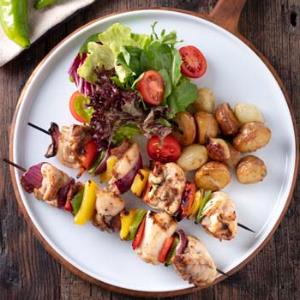 Vegetable Chicken Skewer