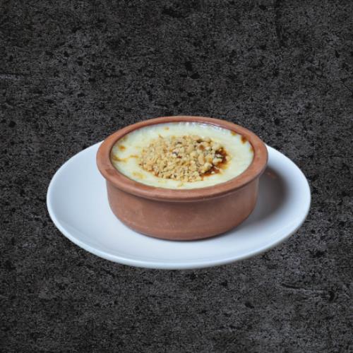 Baked rice pudding