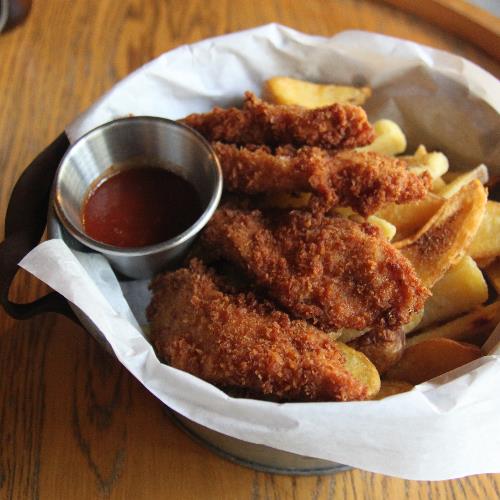 Fried PANE Chicken Potatoes KOVASI