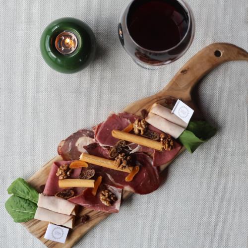 Cured meat platter