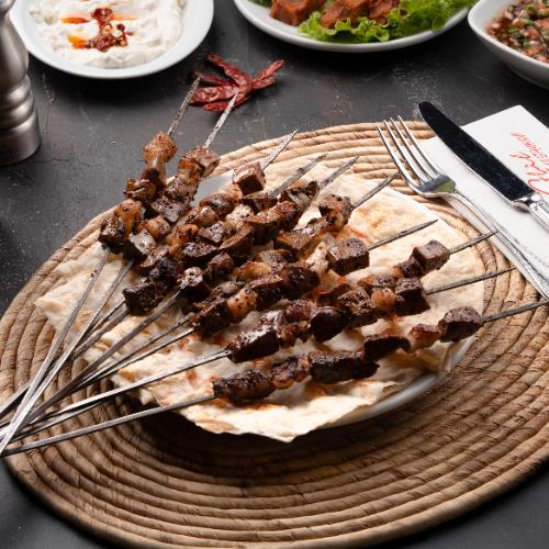 Lamb liver shish