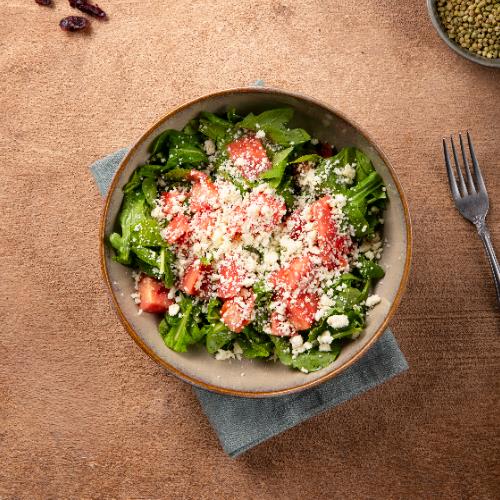 Thin Chopped Cheese Rocket Salad