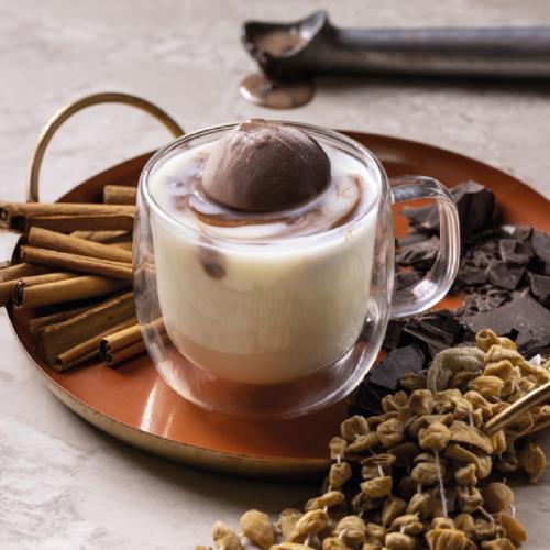 Salep with ice cream
