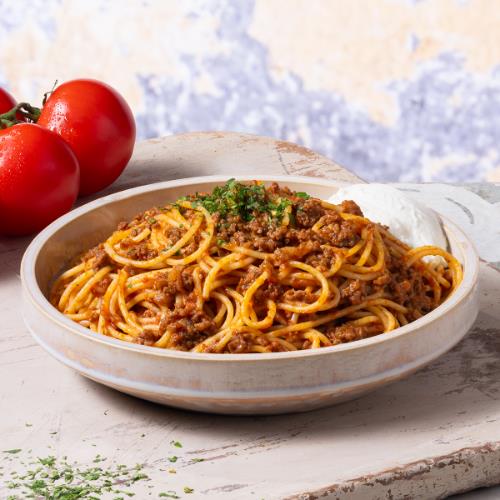 Minced meat Yogurt Spaghetti