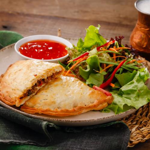 Meat-Stuffed Closed Village Pide
