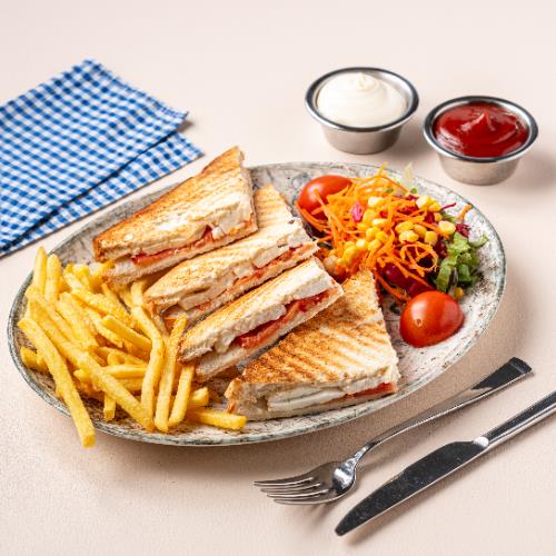 Toasted Sandwich with Kaşar Cheese