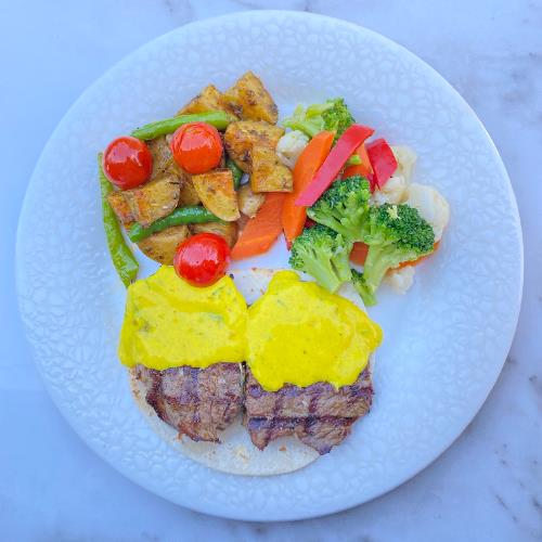 Beef Fillet with Cafe de Paris Sauce