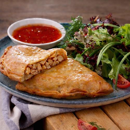 Closed village pide with chicken