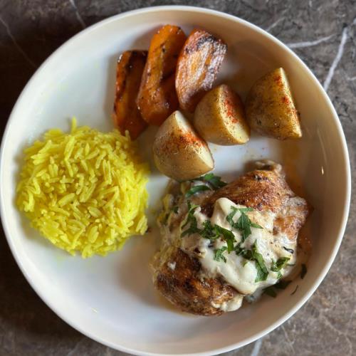 Chicken with mushroom sauce