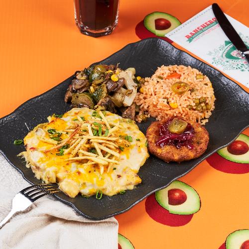 POLLO CON RAJAS