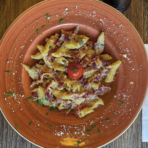 Penne alla carbonara