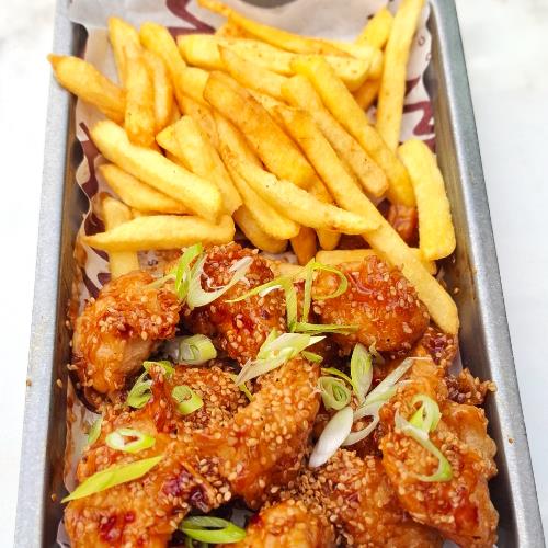 Korean-style crispy chicken