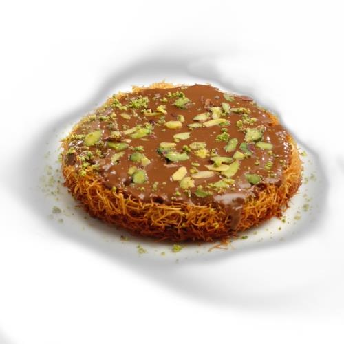 Kunefe with Milk Chocolate Sauce