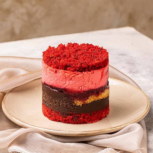 Chocolate and raspberry cake