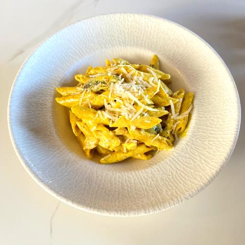 Curry chicken penne