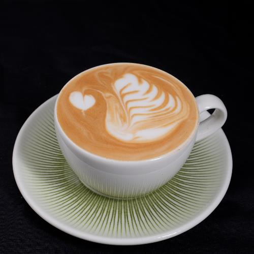 Flavored coffee latte