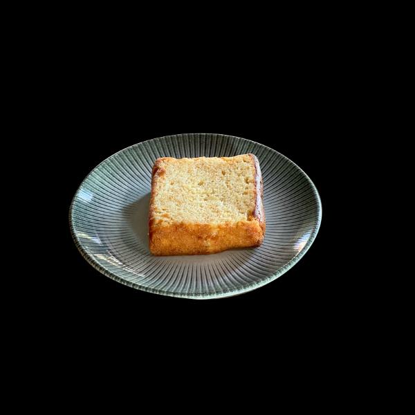 Orange cake slice