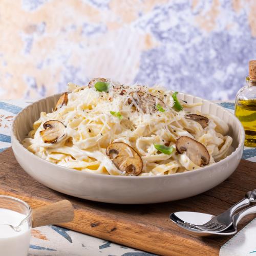 Truffle Creamy Mushroom Tagliatelle