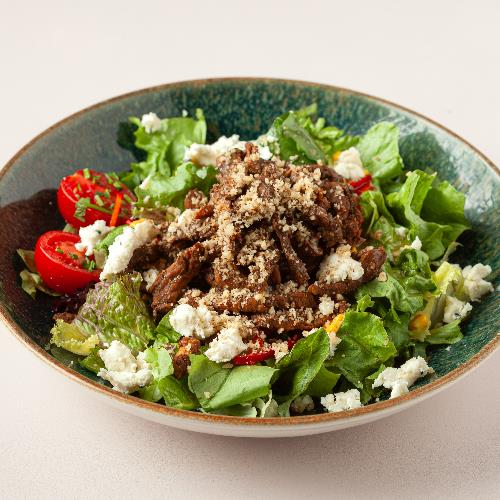 With walnuts BEEF Salad