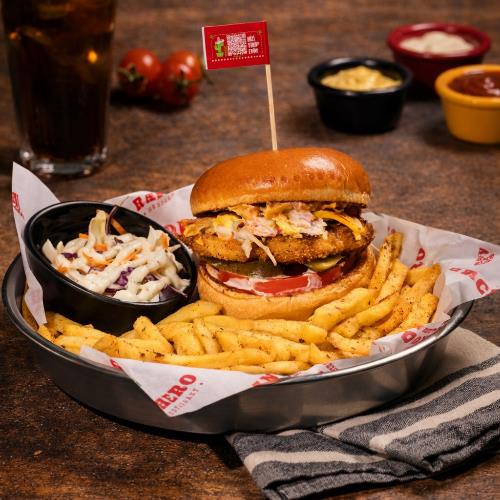 CAJUN SCHNITZEL BURGER