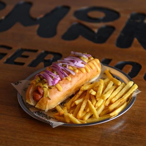 Monkeys special hot dog