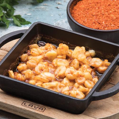 Pan-fried shrimp