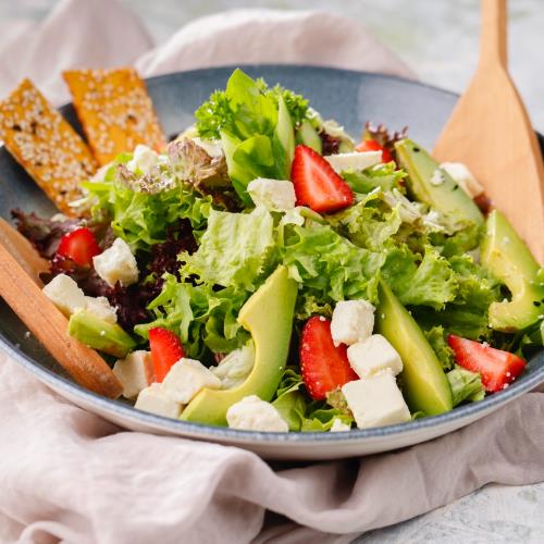 Avocado and Tulum Cheese Salad