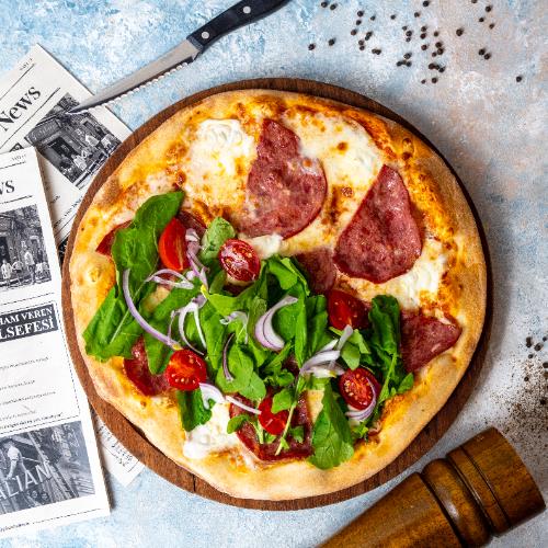Ricotta and Smoked Rib Pizza