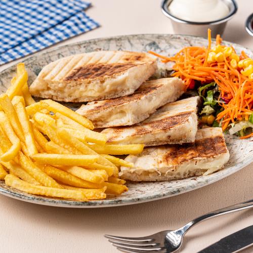 Bazlama with White Cheese