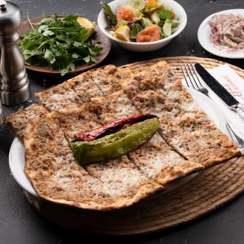 Minced Meat and Cheese Pide