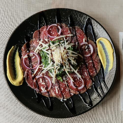 Beef carpaccio