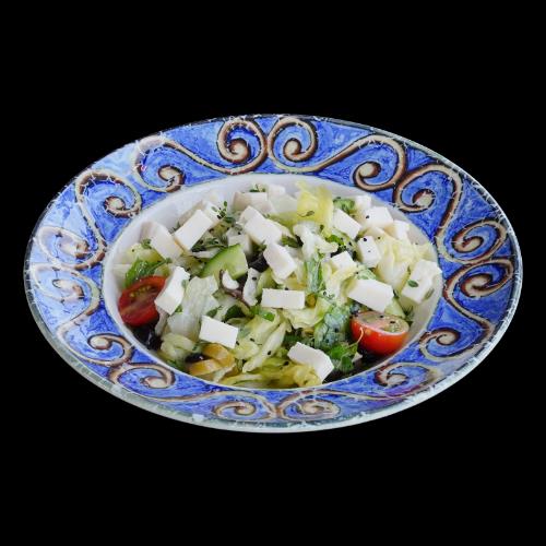 Mountain thyme and cheese salad
