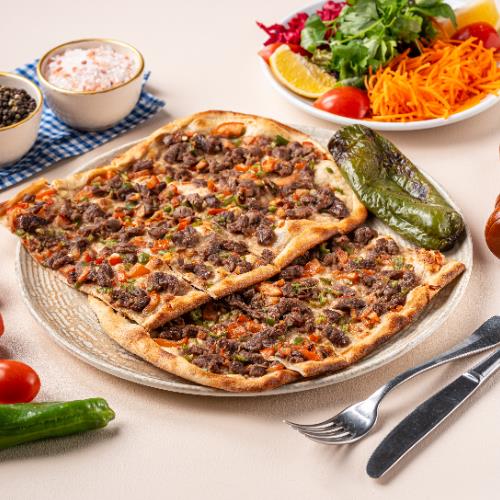 Cubed meat pide (1.5 portions)