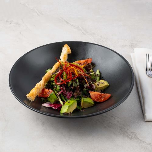 “Via” Salad And Garlic Crostini