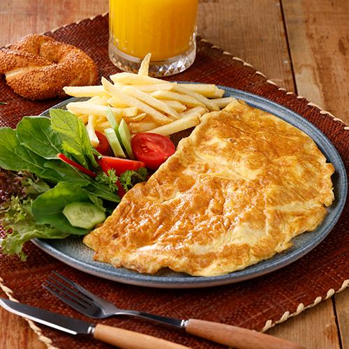Goat cheese omelette