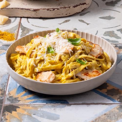 Curry Creamy Tagliatelle