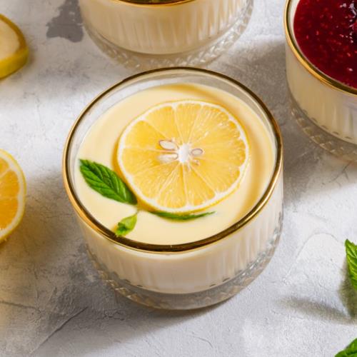 Lemon Milk Pudding
