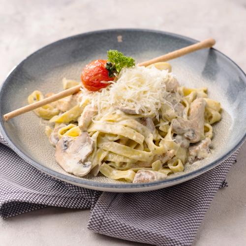 Chicken and Mushroom Fettuccine